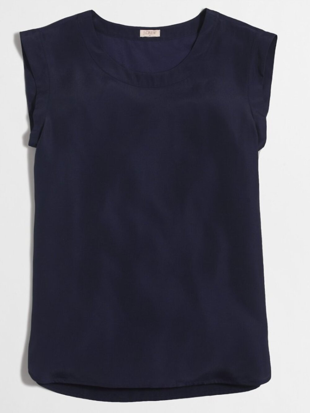 J.Crew Drapey Blouse Top Shirt Medium M Sleeveless Black